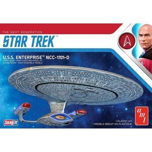 Star Trek U.S.S. EnterpriseD (Snap) 2T AMT Model Kit  COLLECTIBLES